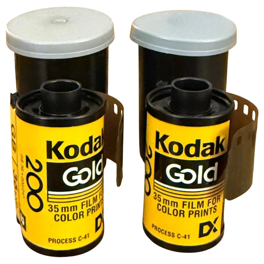 Lot 2 Kodak Gold 200 35mm Color Print Film Rolls 24 & 36 Exposure C-41 Untested